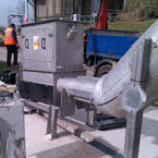 Screanings Extraction Machine:
This was codenamed the megamini and was developed to reuse old and obsolete equipment for use in sewage treatment works for the removal of debris from the water inlet.
